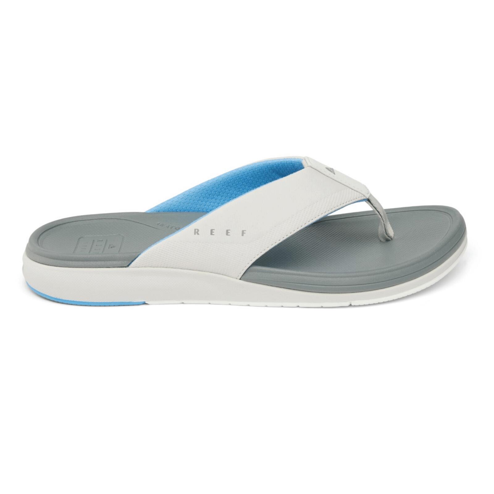 Reef Cushion Norte Flip Flops-Grey/Grey/Blue 2/5