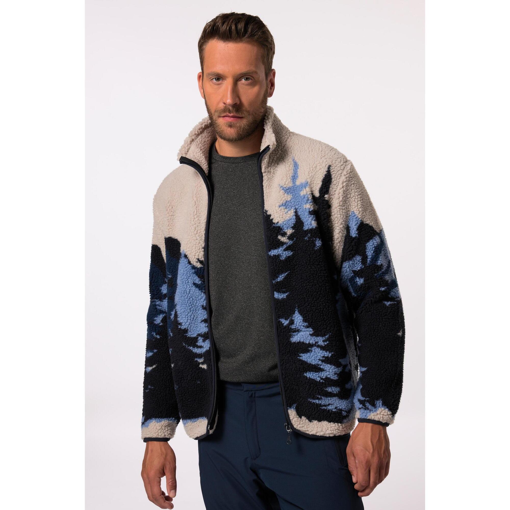 Jay-pi - Hommes Veste En Polaire. Jacquard Et Col Montant. Collection - Polaire - Bleu - Decathlon