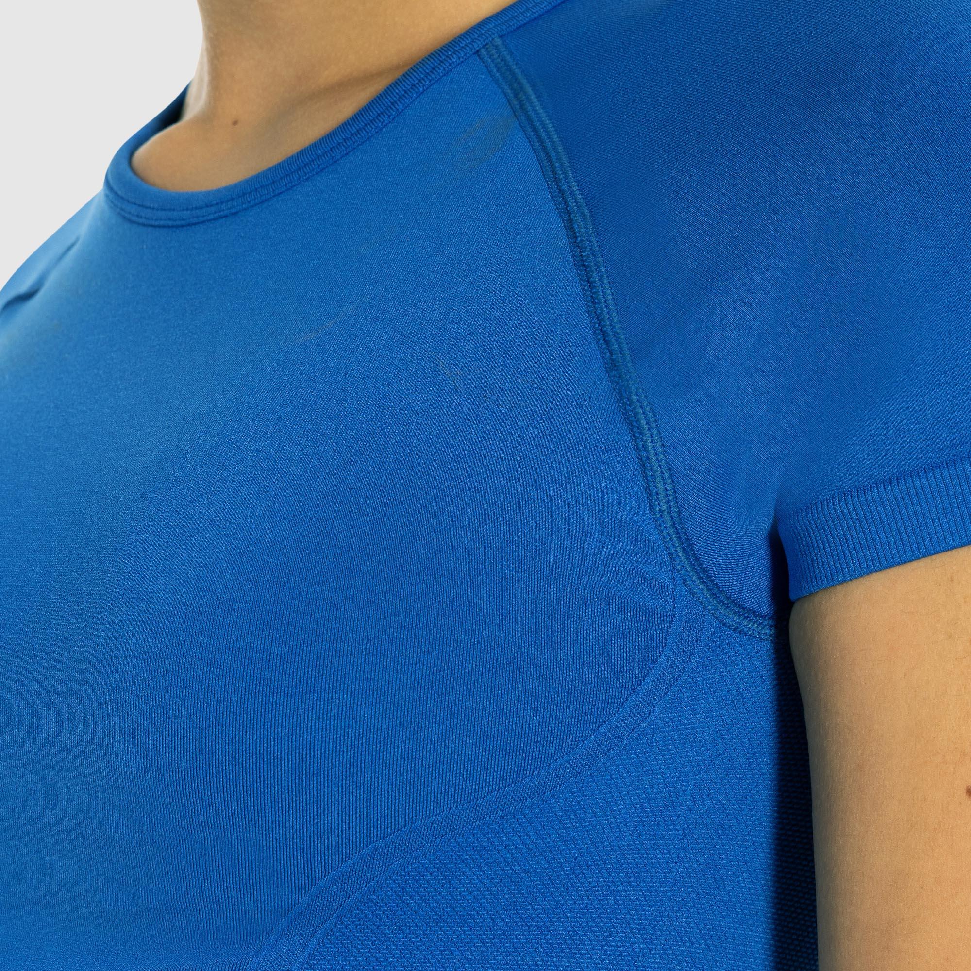 Damen Crop Shirt Soheli Blau 4/5