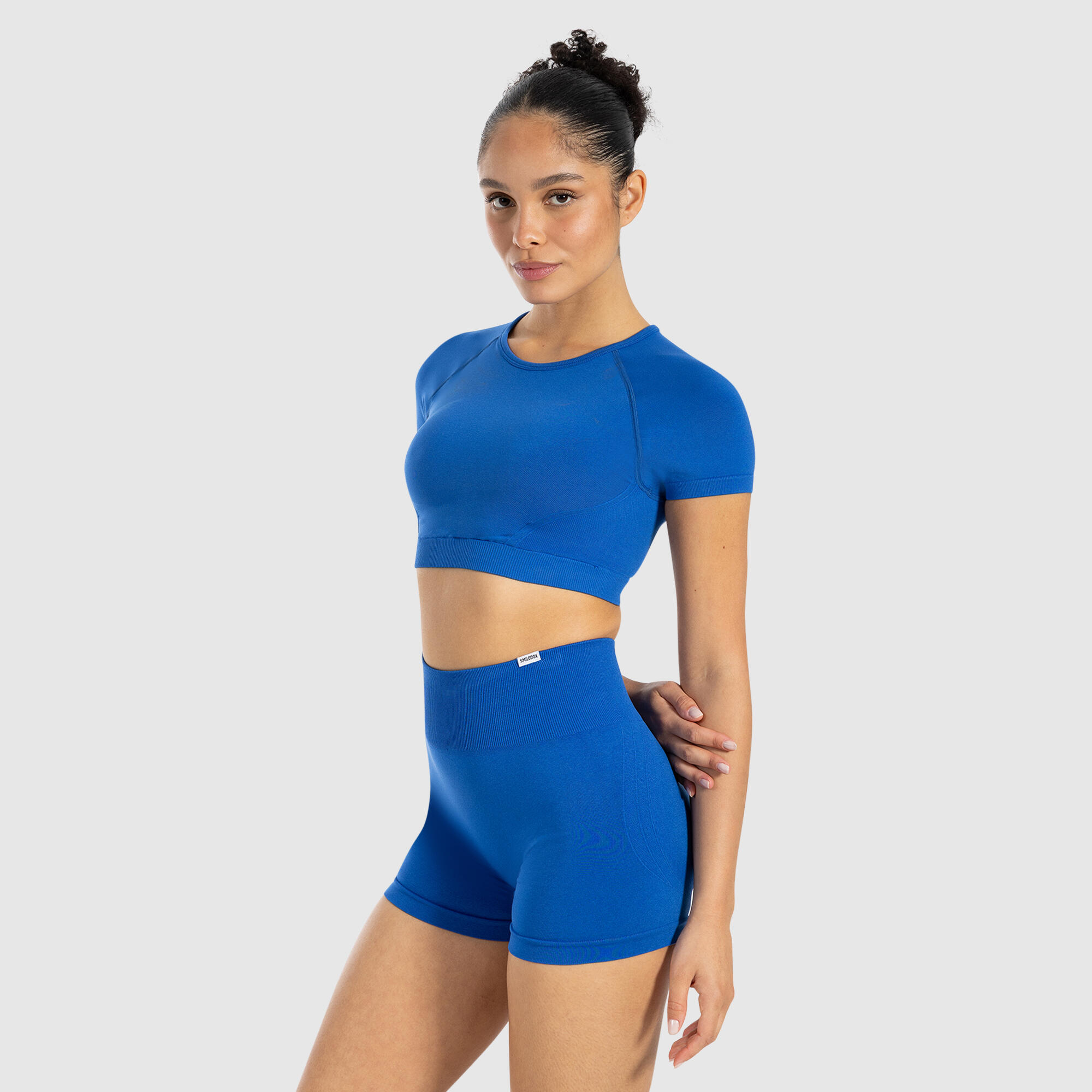 Damen Crop Shirt Soheli Blau 2/5