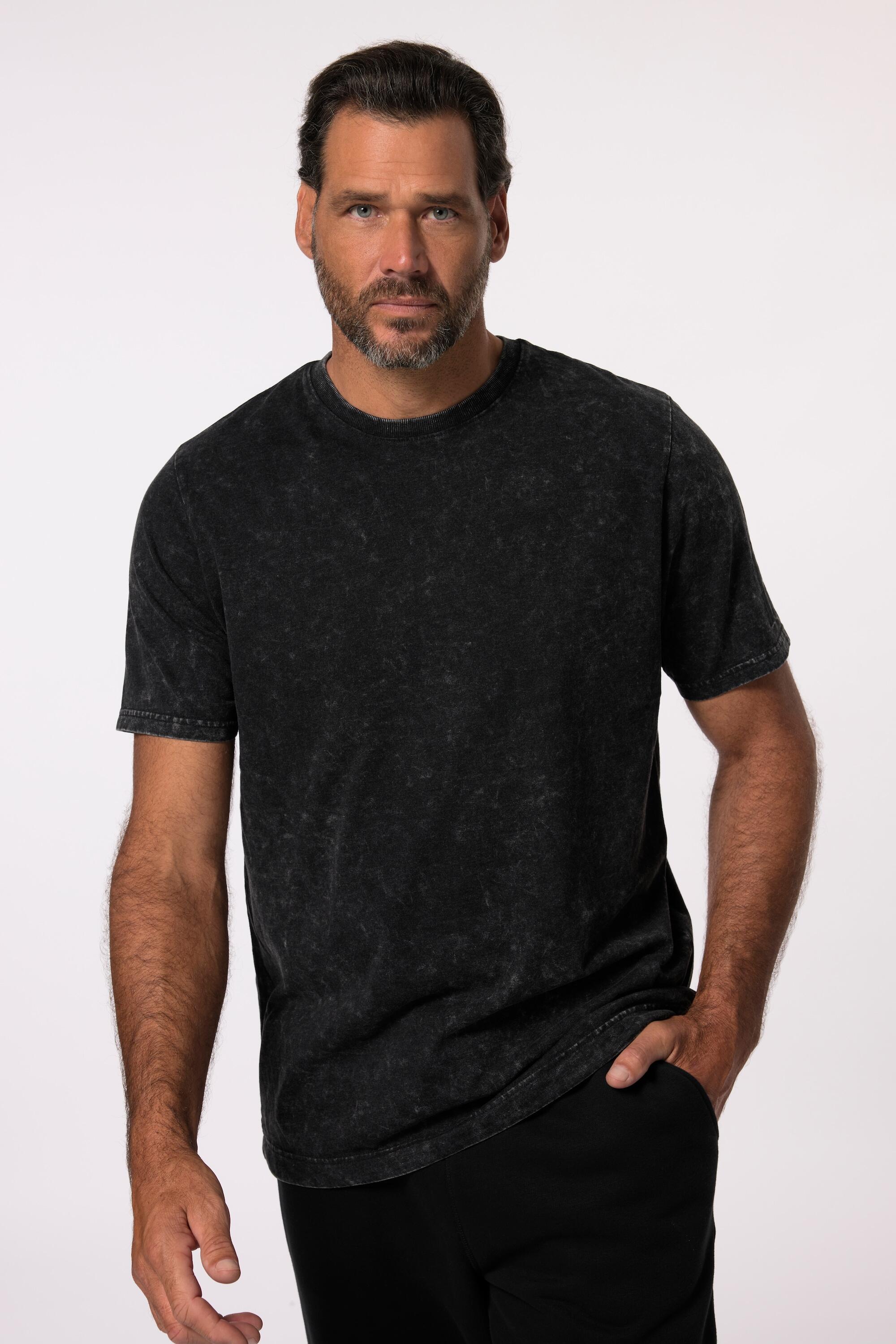 JAY-PI FLEXNAMIC® JAY-PI Men's T‑Shirt Black Comfort Stomach Cut up to 7XL