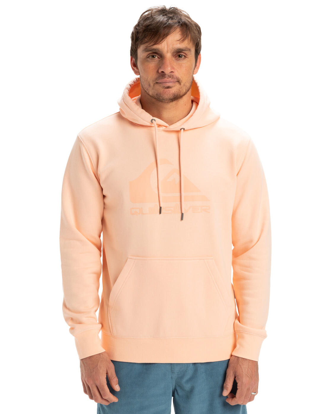 QUIKSILVER Hoodie COMP LOGO Rosa Heren