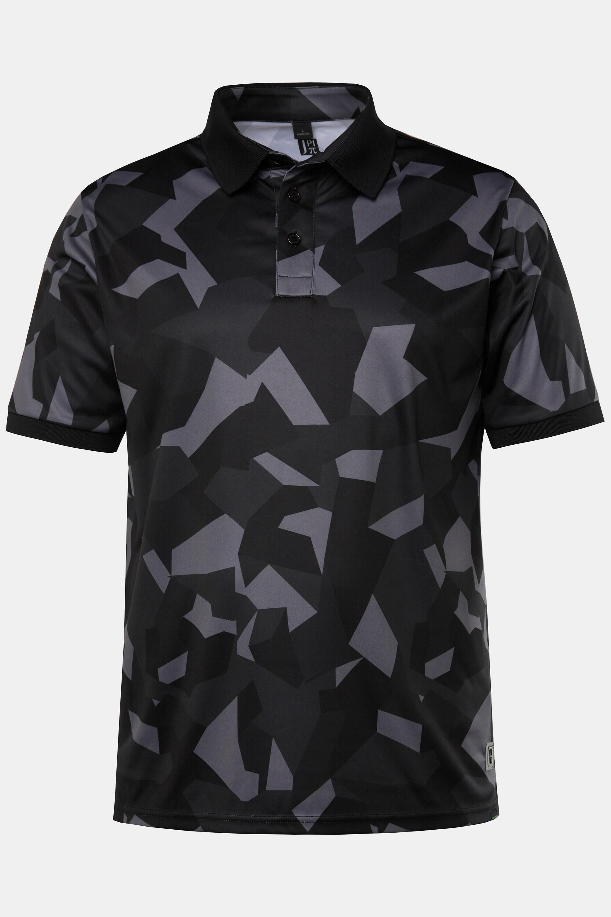 Hommes Polo de golf à manches courtes imprimé camouflage et finition QuickDry 3/4