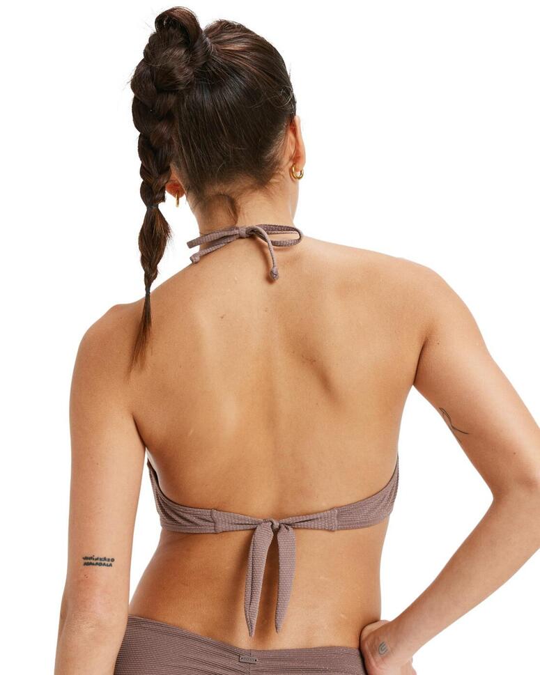 Stanik bikini typu bralette dla Kobiety LASCA Brązowy