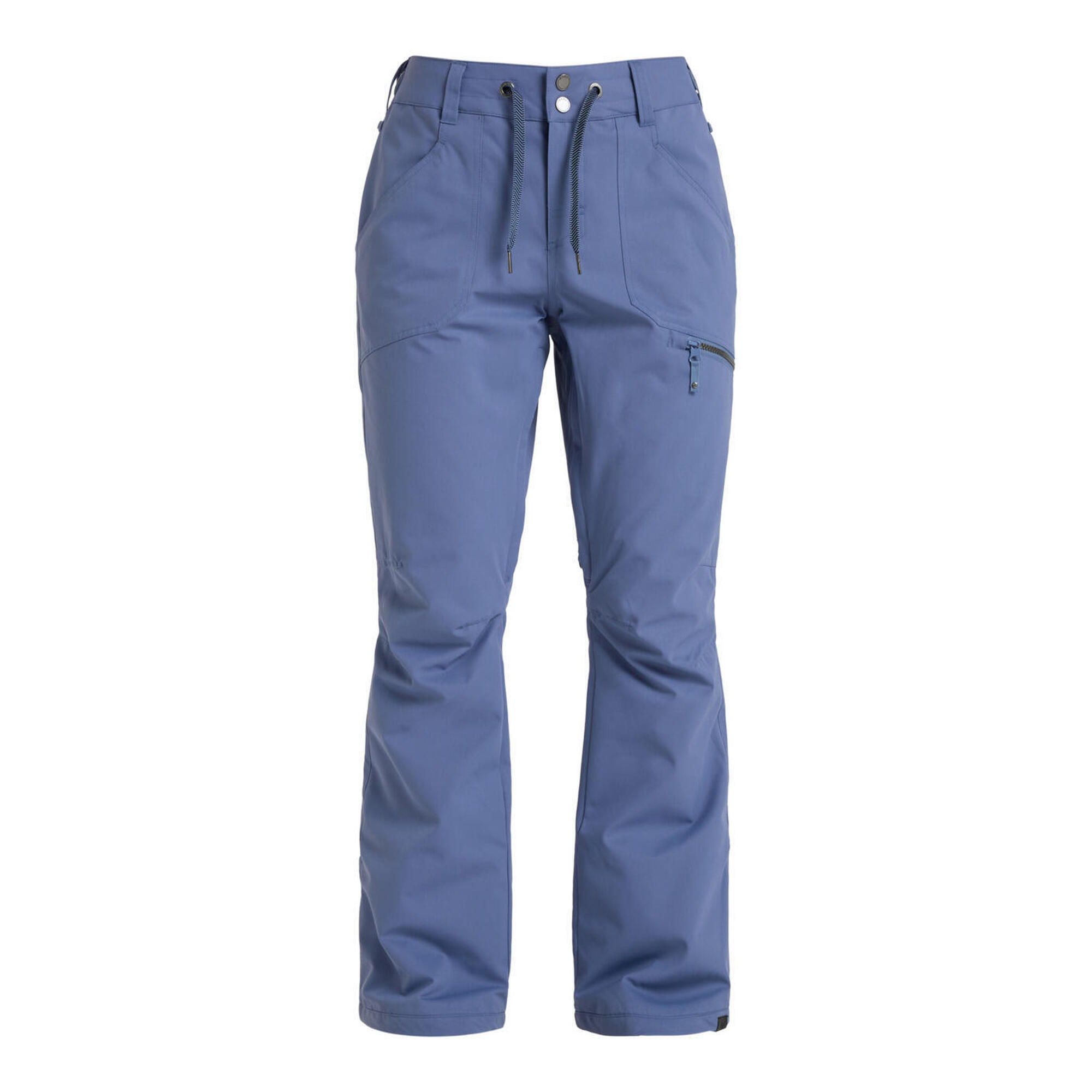 Roxy - Pantalon De Snow Nadia Bleu Femme - Pantalon De Ski - Bleu|gris - Decathlon