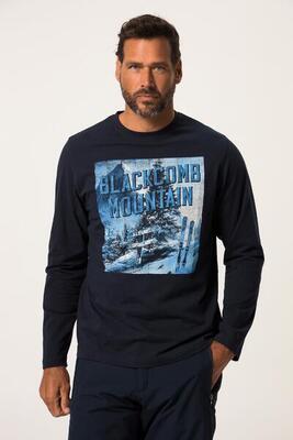 Herren Longsleeve Skiwear Rundhals Langarm