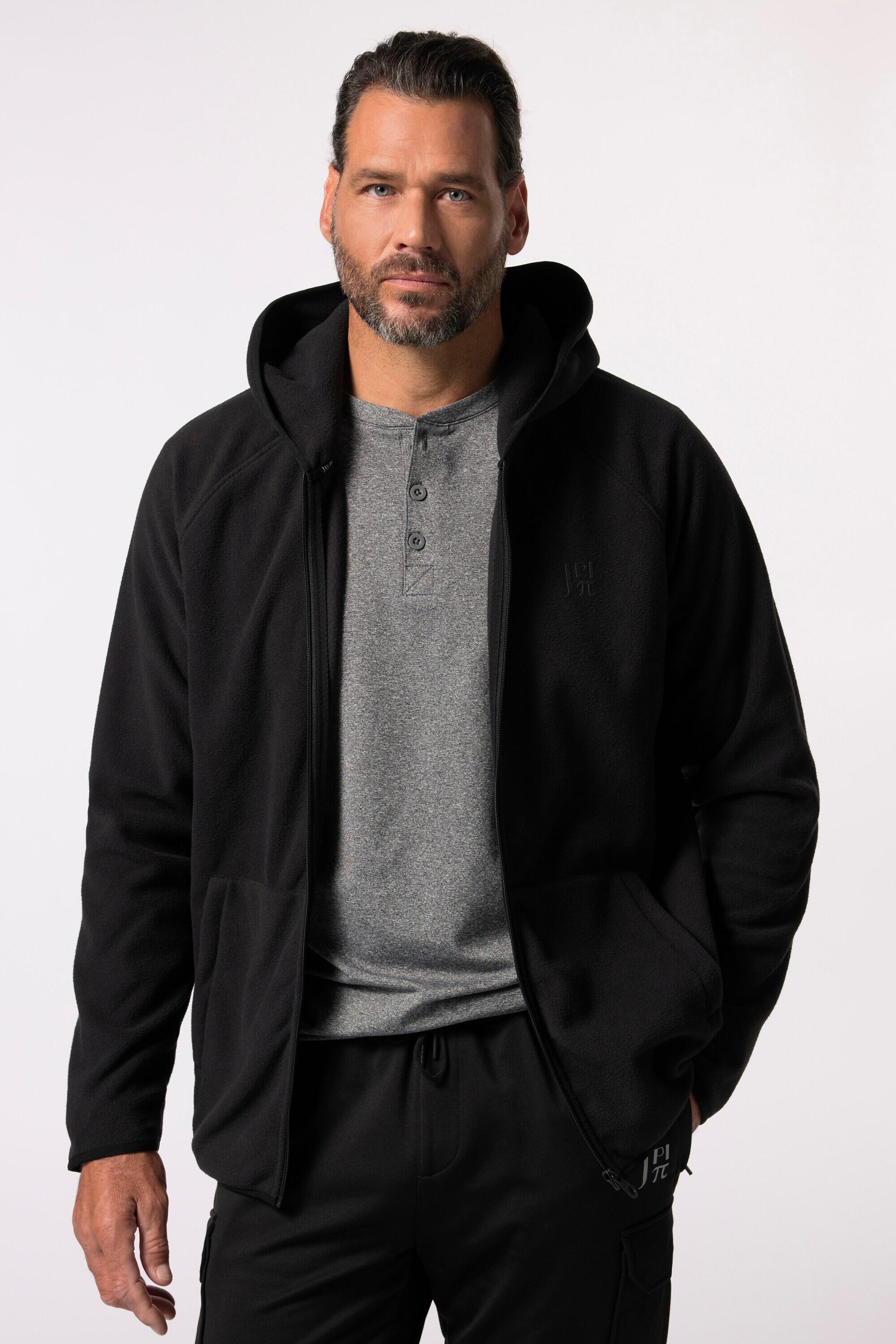 JAY-PI JAY-PI Men's Fleece up to with Hood Black 100% Polyester