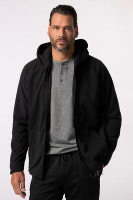 Heren fleecejack ultralicht capuchon tot 7xl