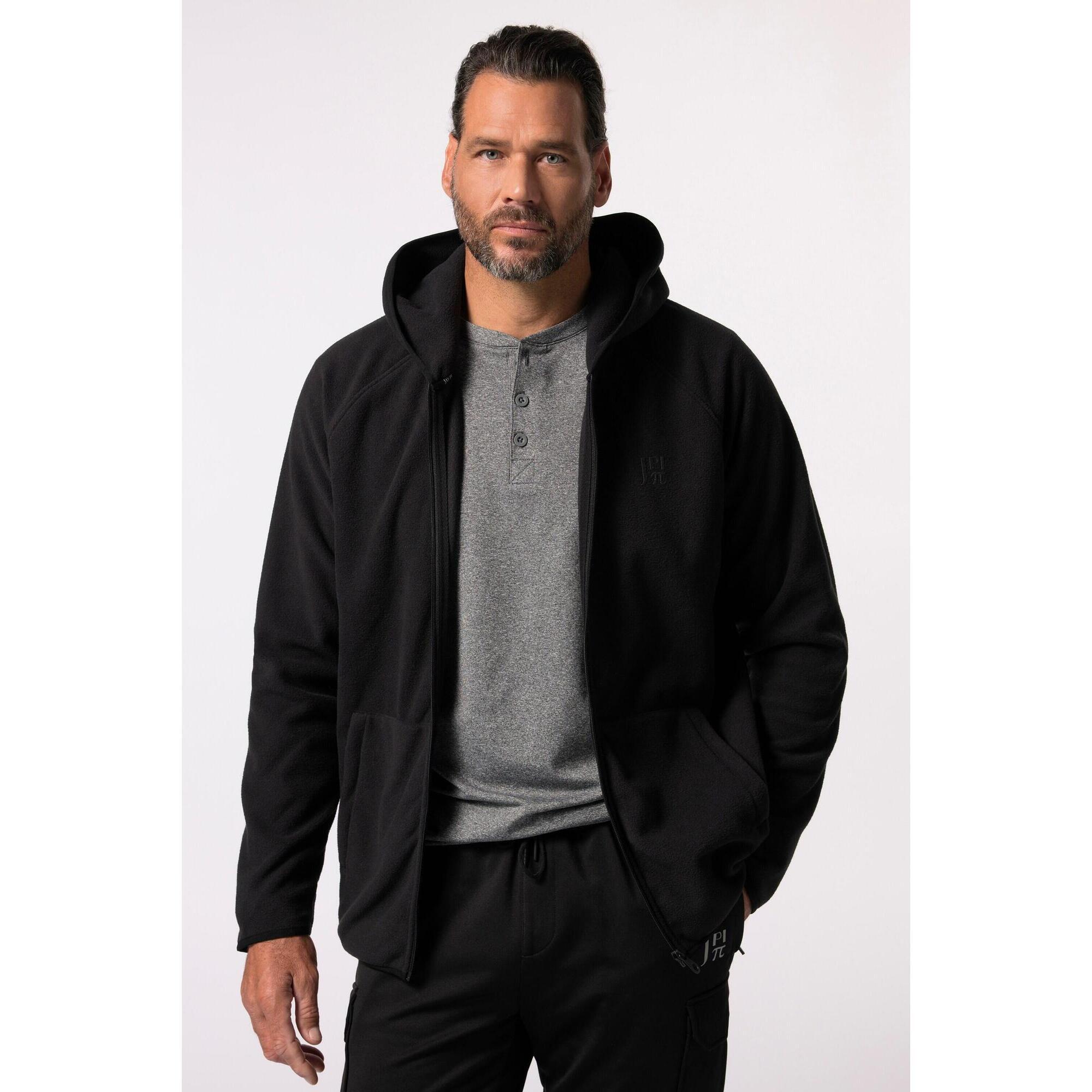 Jay-pi - Hommes Veste Polaire Ultra Légère Avec Capuche – Jusqu'au 7 Xl - Polaire - Noir - Decathlon