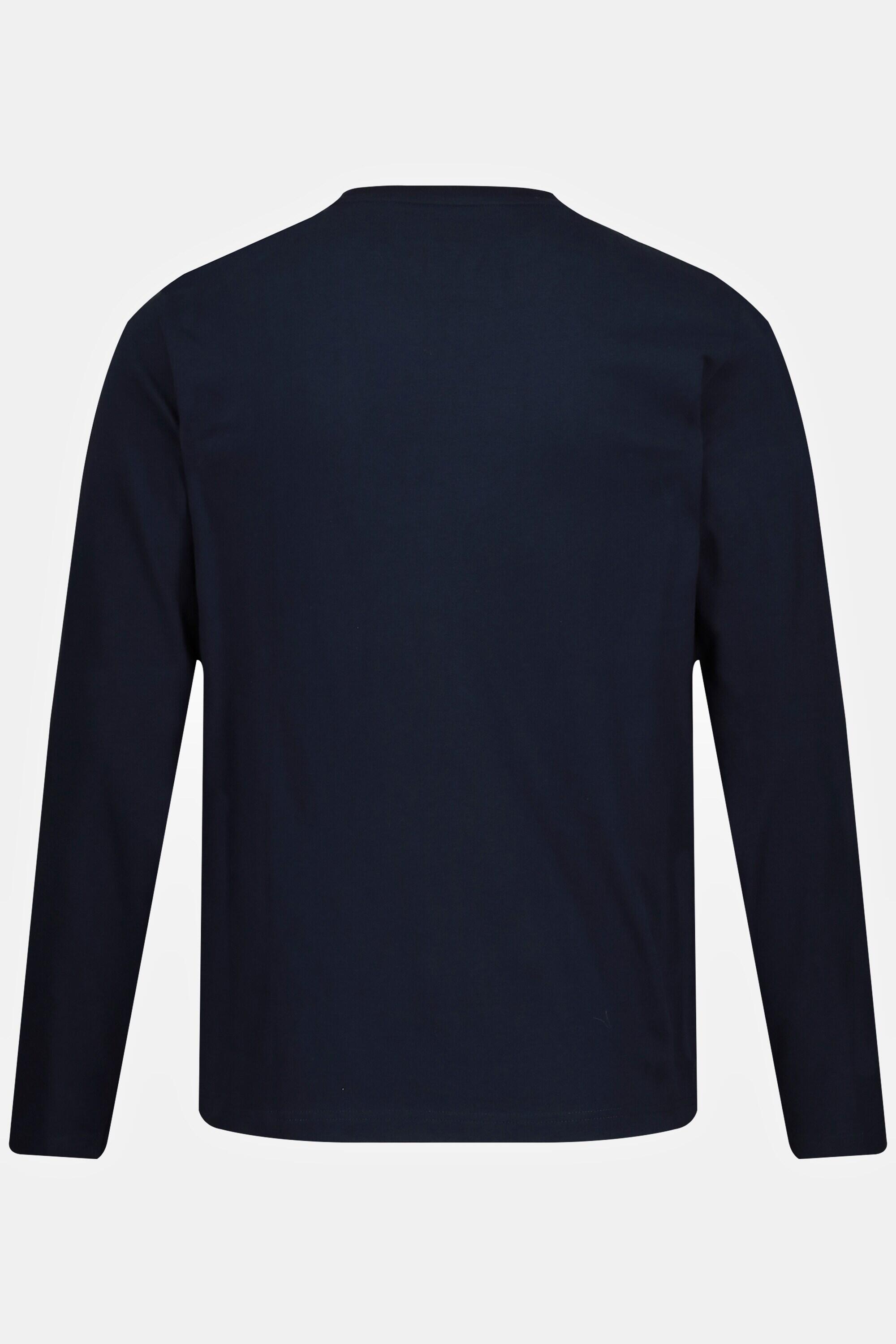 Hommes T-shirt à col rond et manches longues collection Skiwear 4/4