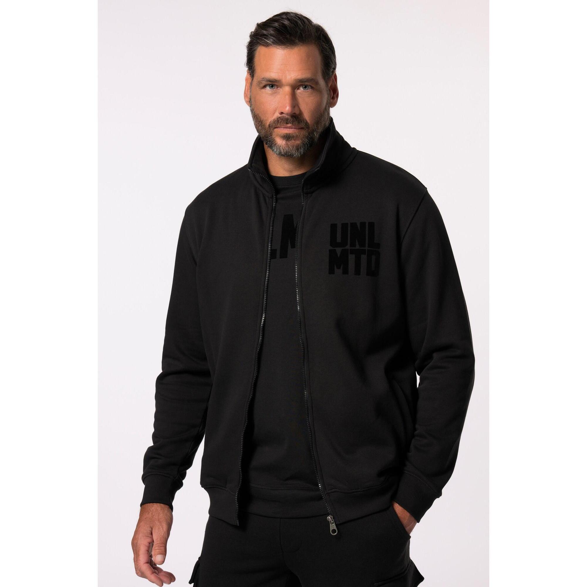 Jay-pi - Hommes Veste En Molleton. Col Montant. Collection Fitness - Sweat Zippé - Noir - Decathlon