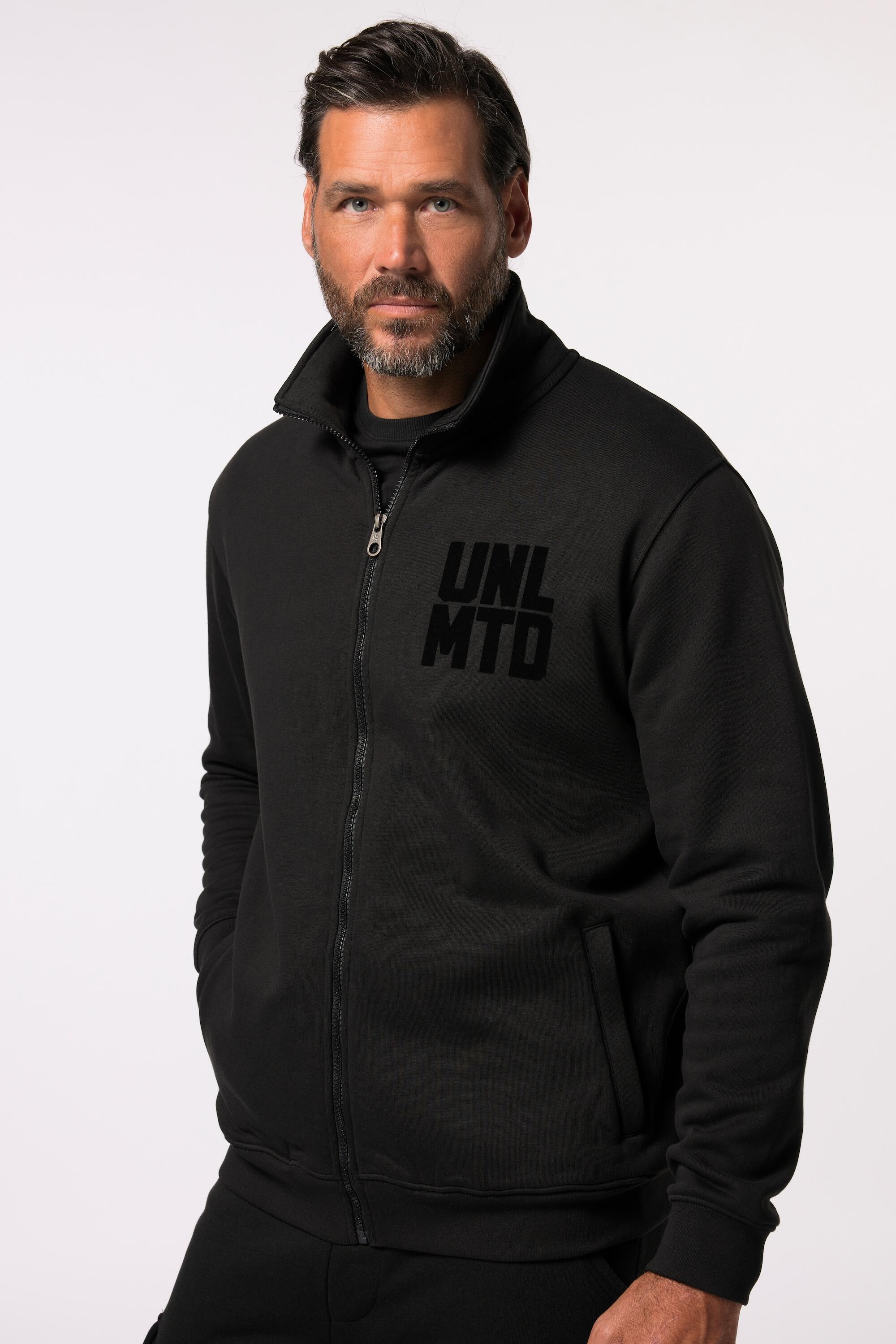 Hommes Veste en molleton. Col montant. Collection Fitness 2/7