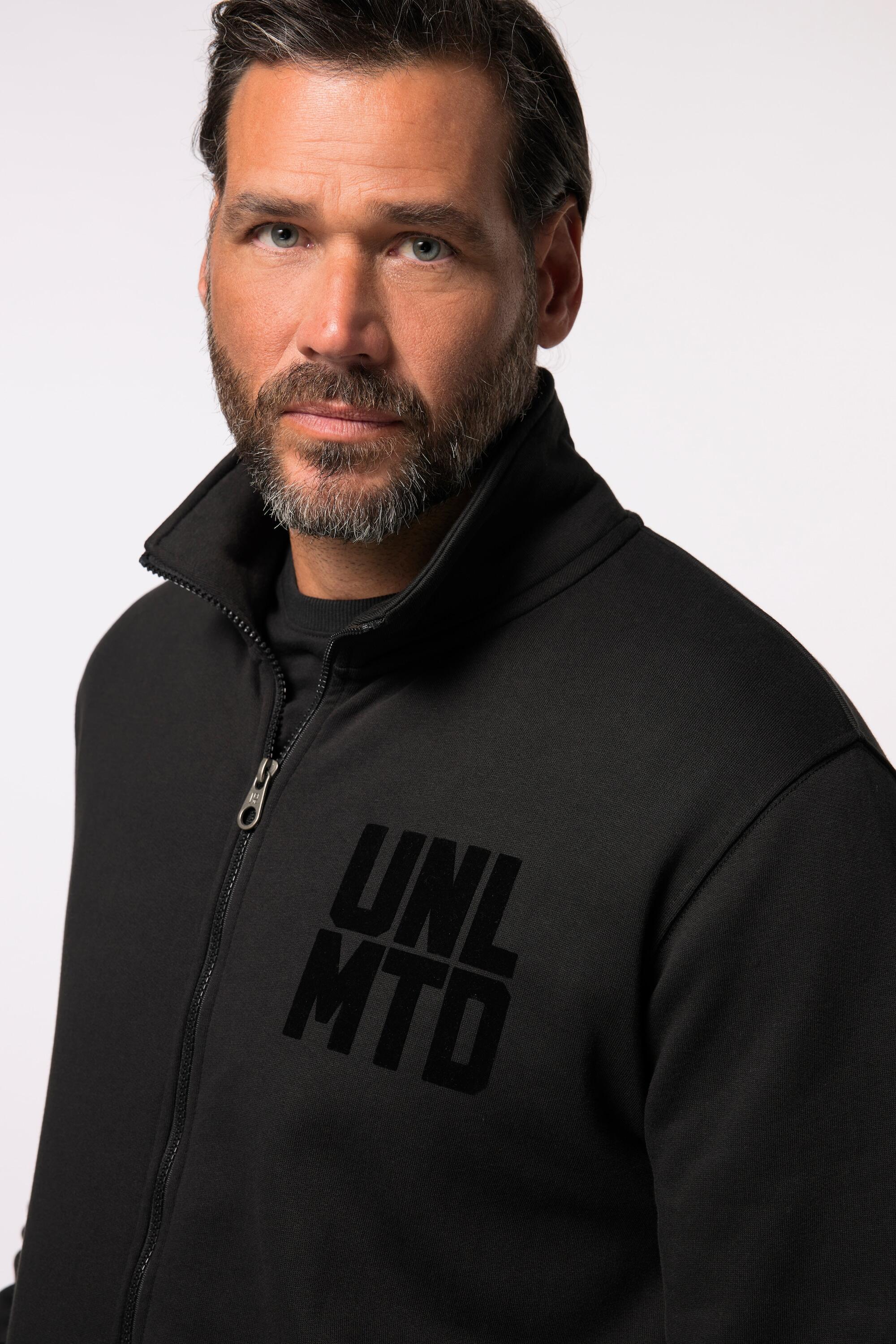 Hommes Veste en molleton. Col montant. Collection Fitness 3/7