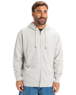Hoody met rits over de hele lengte salt water grau heren