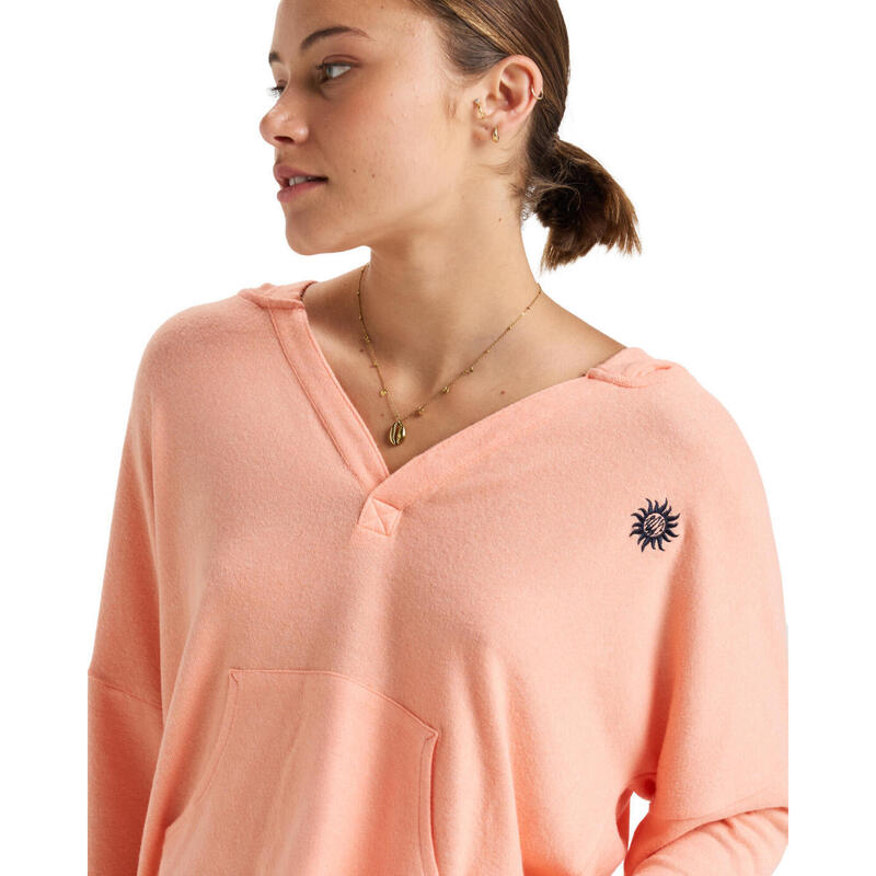 Bluza z kapturem dla Kobiety SUNDAY COZY Różowy