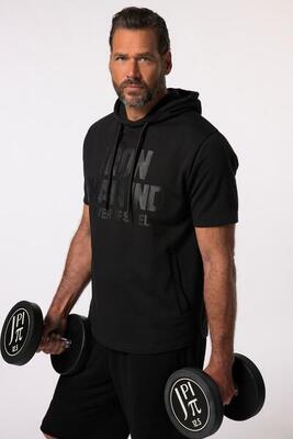 Heren hoodie iron anvil fitness korte mouwen quickdry capuchon tot 7xl