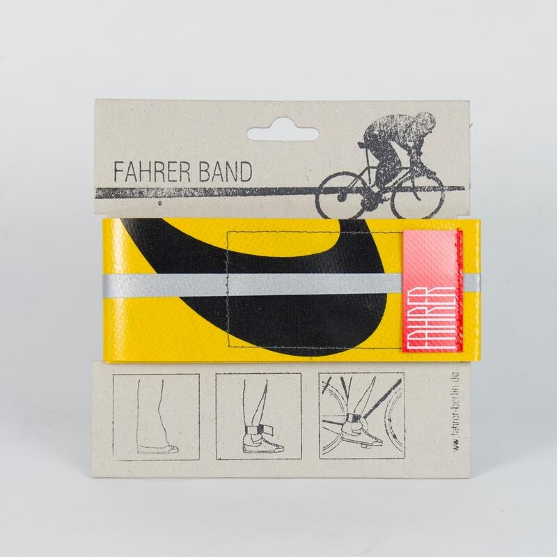 Fahrer Banda clip pantalón reflectante lona reciclada 47×5 cm 2/2