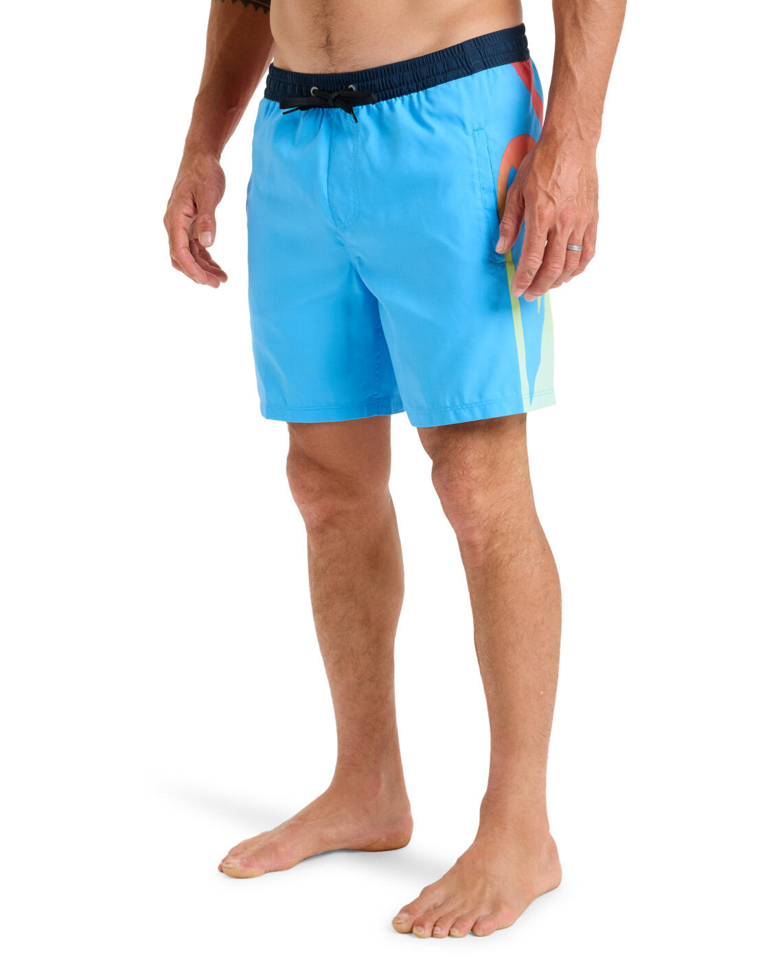 Short de bain EVERYDAY HOLMES 16" Bleu Homme 3/4