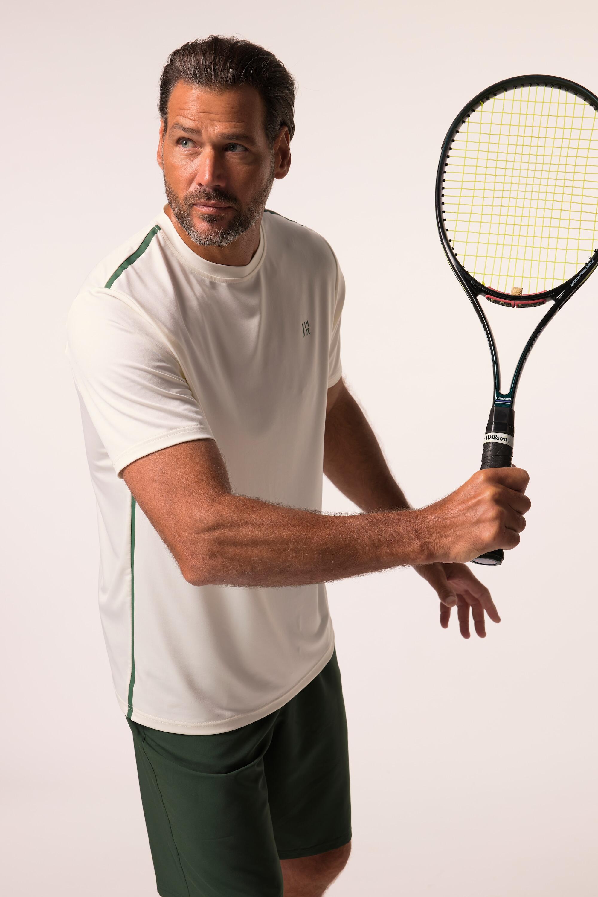 Hommes T-shirt technique spécial tennis rayures contrastantes 2/5