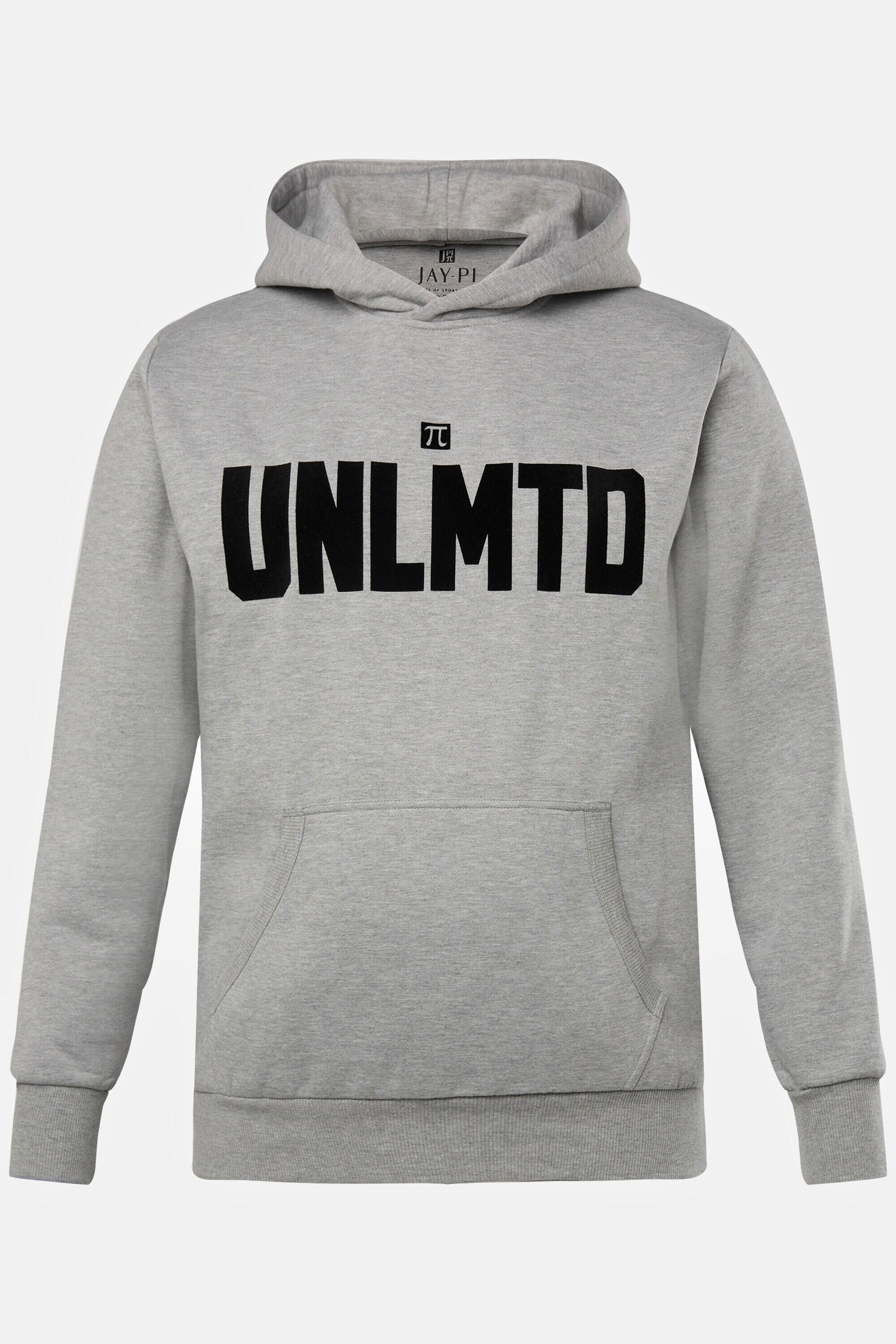 Heren Hoodie fitness sweatstof capuchon Flock-print 9/11