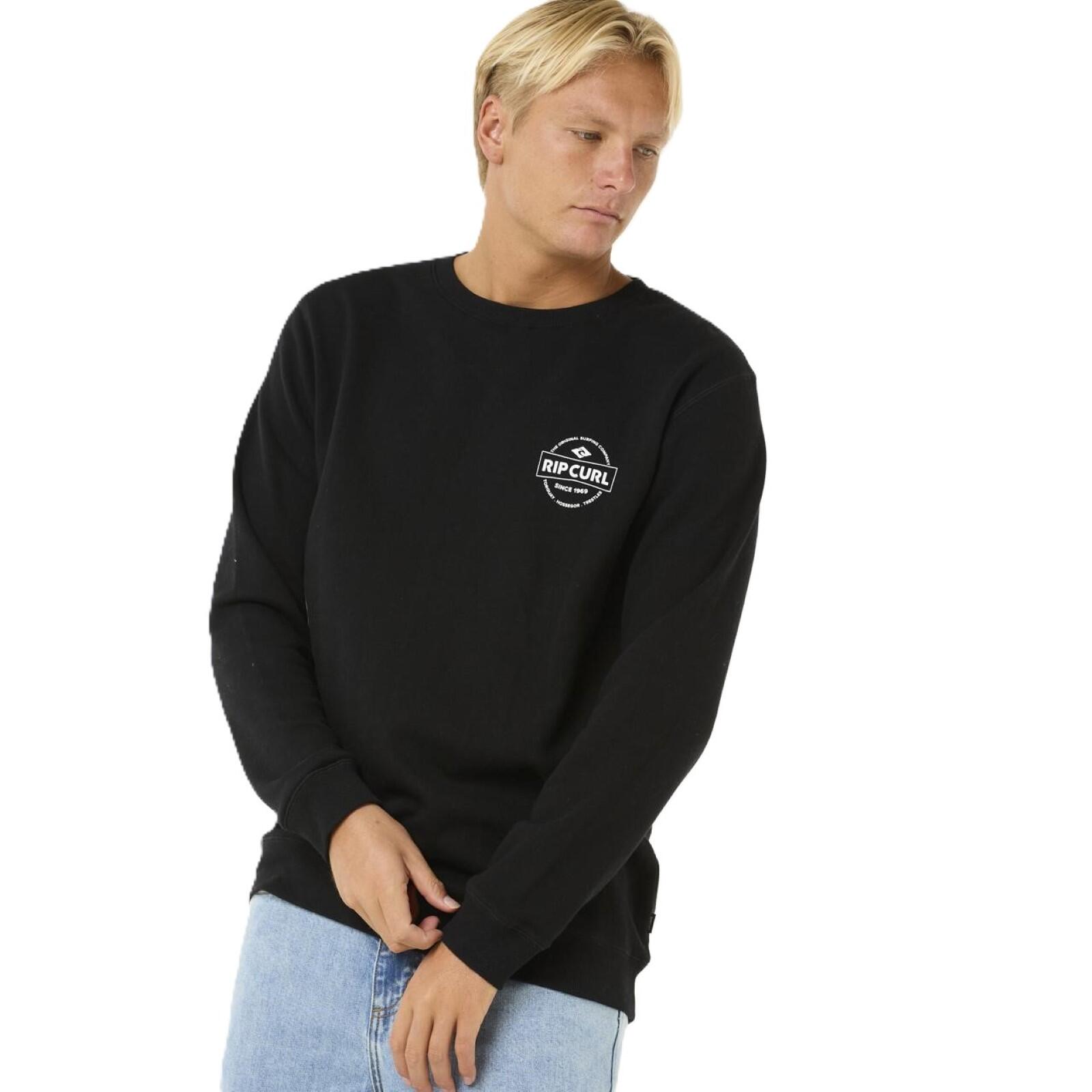 Rip Curl Stapler Crew sweatshirt-Black 6/6