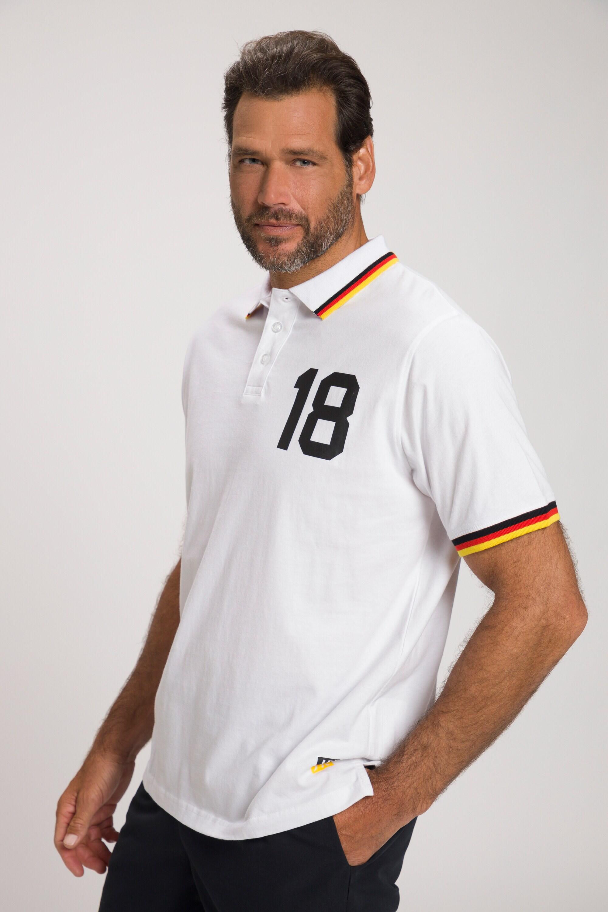 JAY-PI Heren poloshirt korte mouwen polokraag in de Duitse kleuren