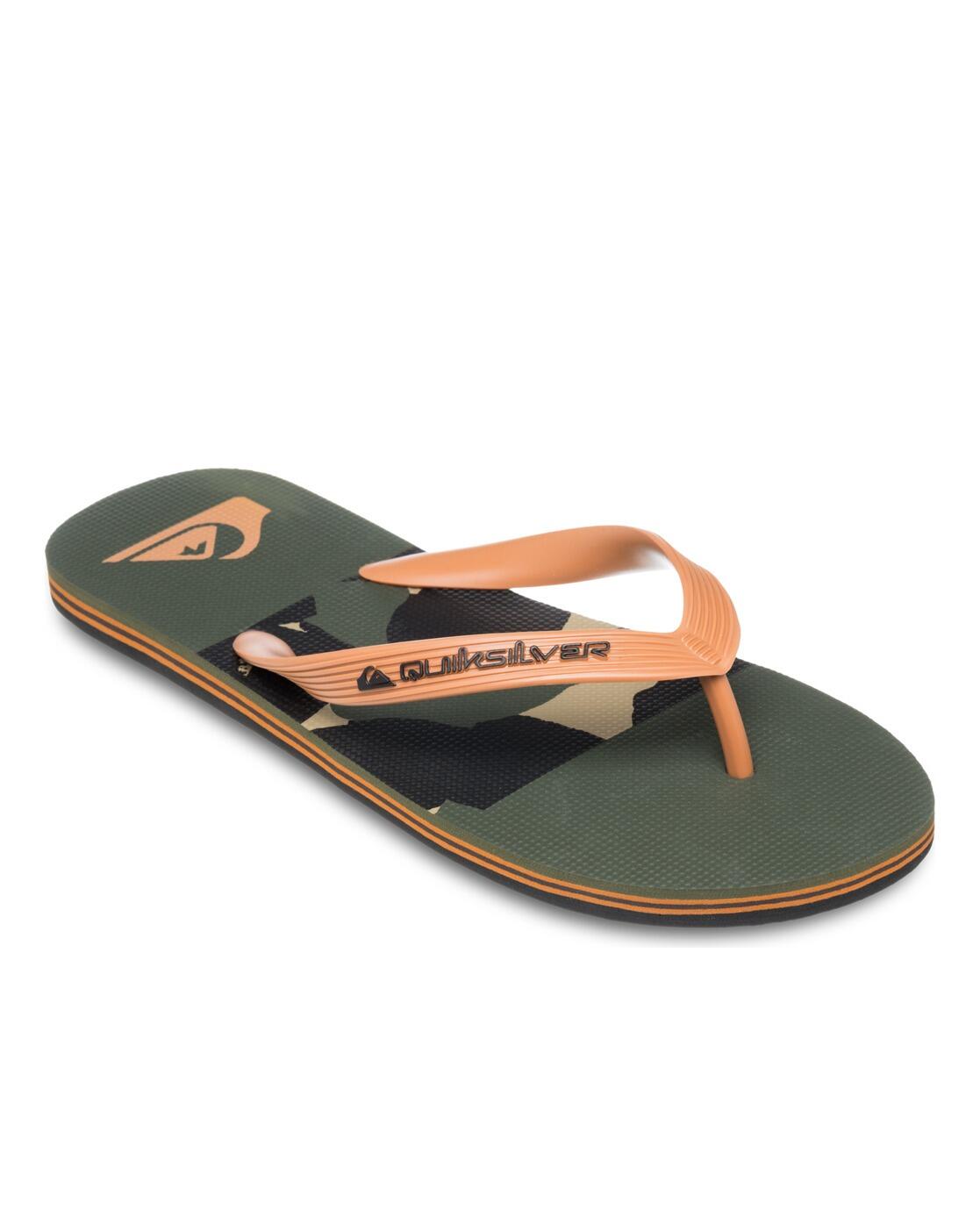 QUIKSILVER Teenslippers MOLOKAI STRIPE 25 Braun Heren