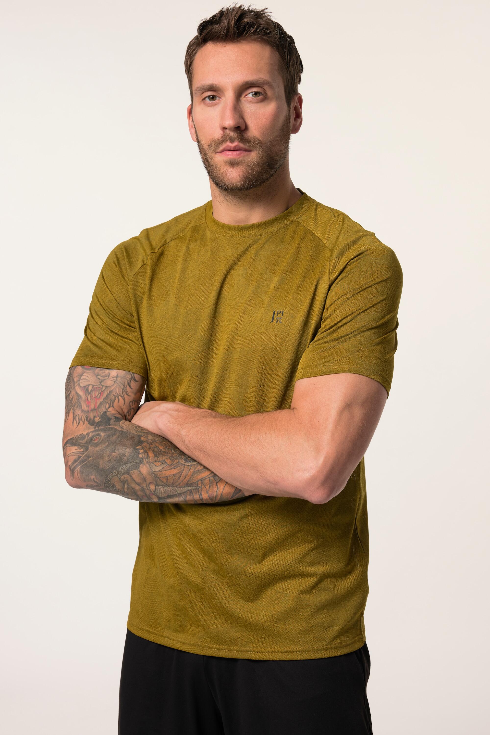 JAY-PI JAY-PI Technical T‑Shirt Men Plus Size Camouflage 95% Polyester