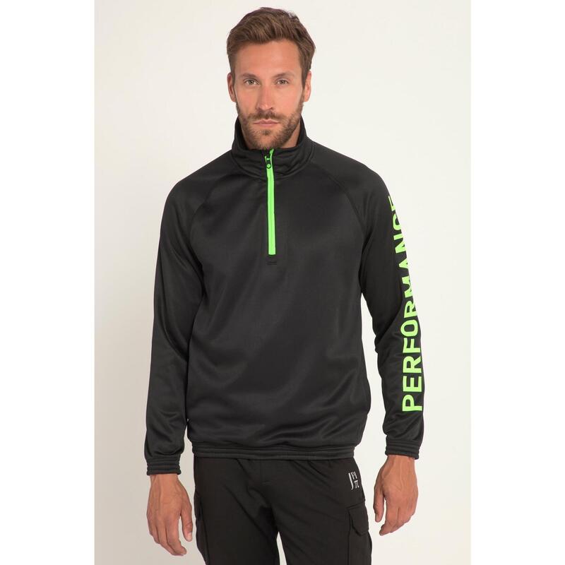 Męska Bluza Odzież fitness jaskrawe akcenty stójka elastyczny pas
