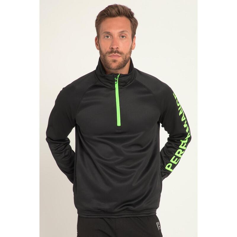 Męska Bluza Odzież fitness jaskrawe akcenty stójka elastyczny pas