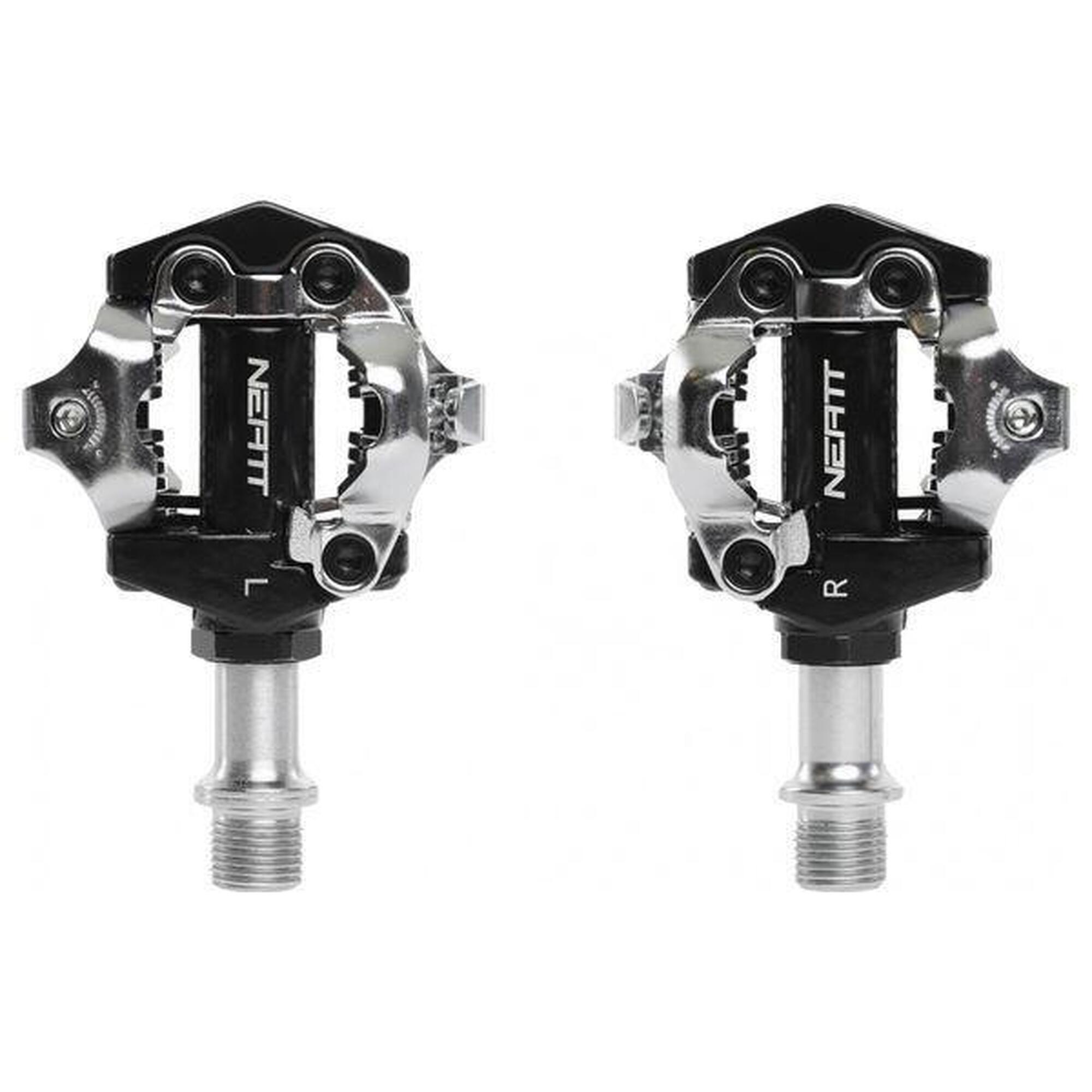 Neatt - Paire De Pédales Automatiques Neatt Mtb/gravel Spd Noir - Pédale - No Size - Decathlon