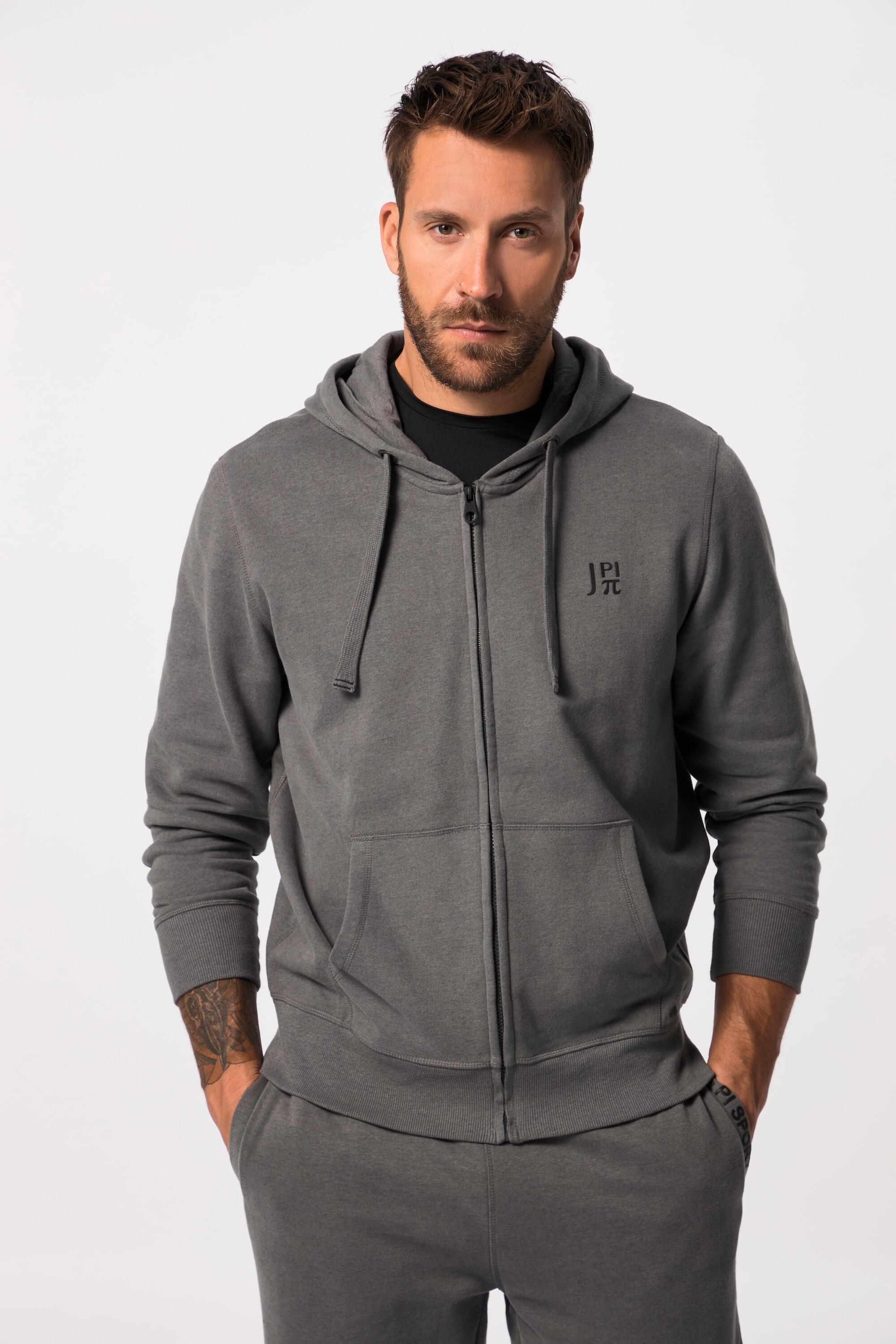 JAY-PI JAY-PI Hooded Sweatshirt Fitness Fleece Grey 90% Cotton