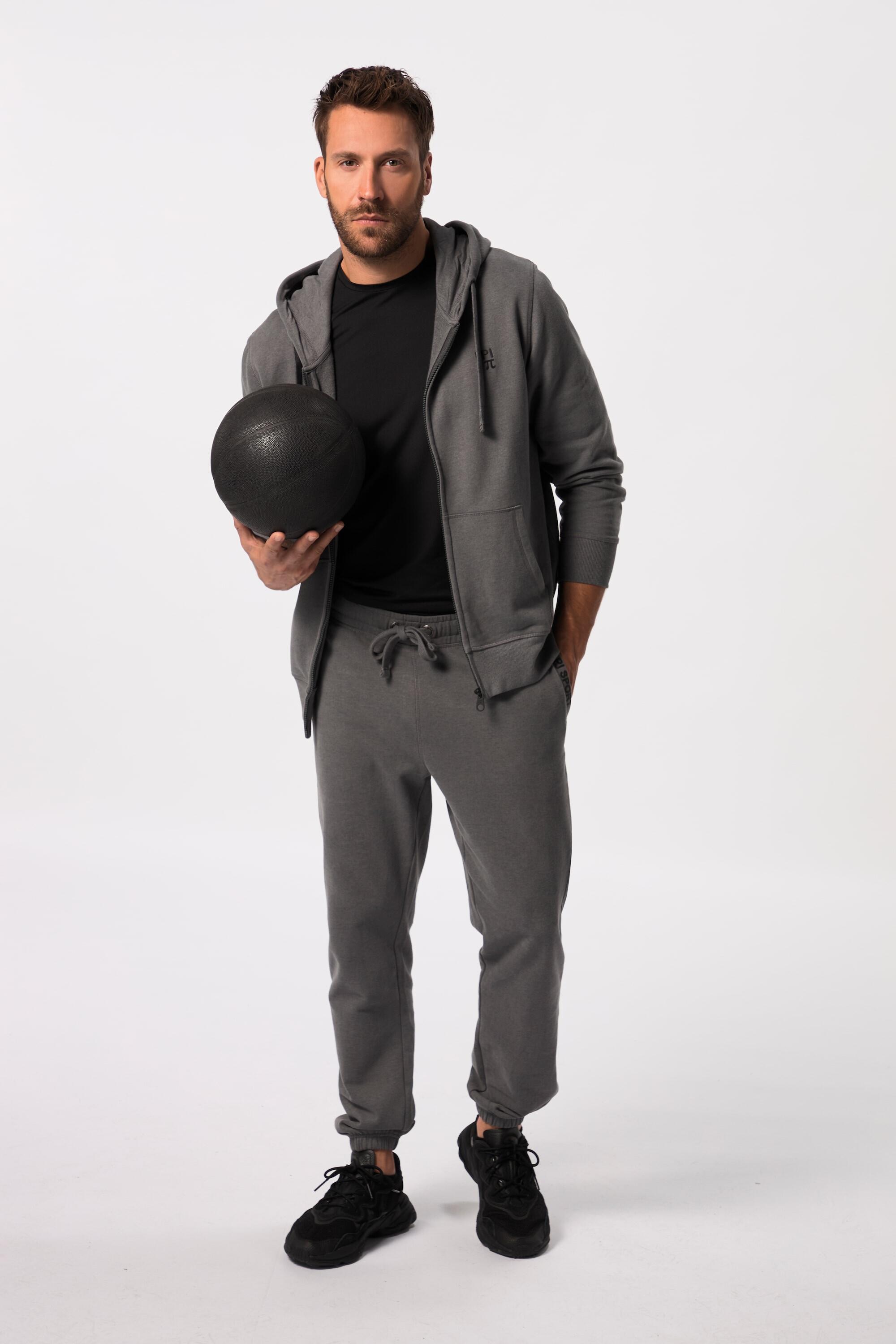 Hommes Veste à capuche collection fitness. En molleton avec des imprimés. 4/7