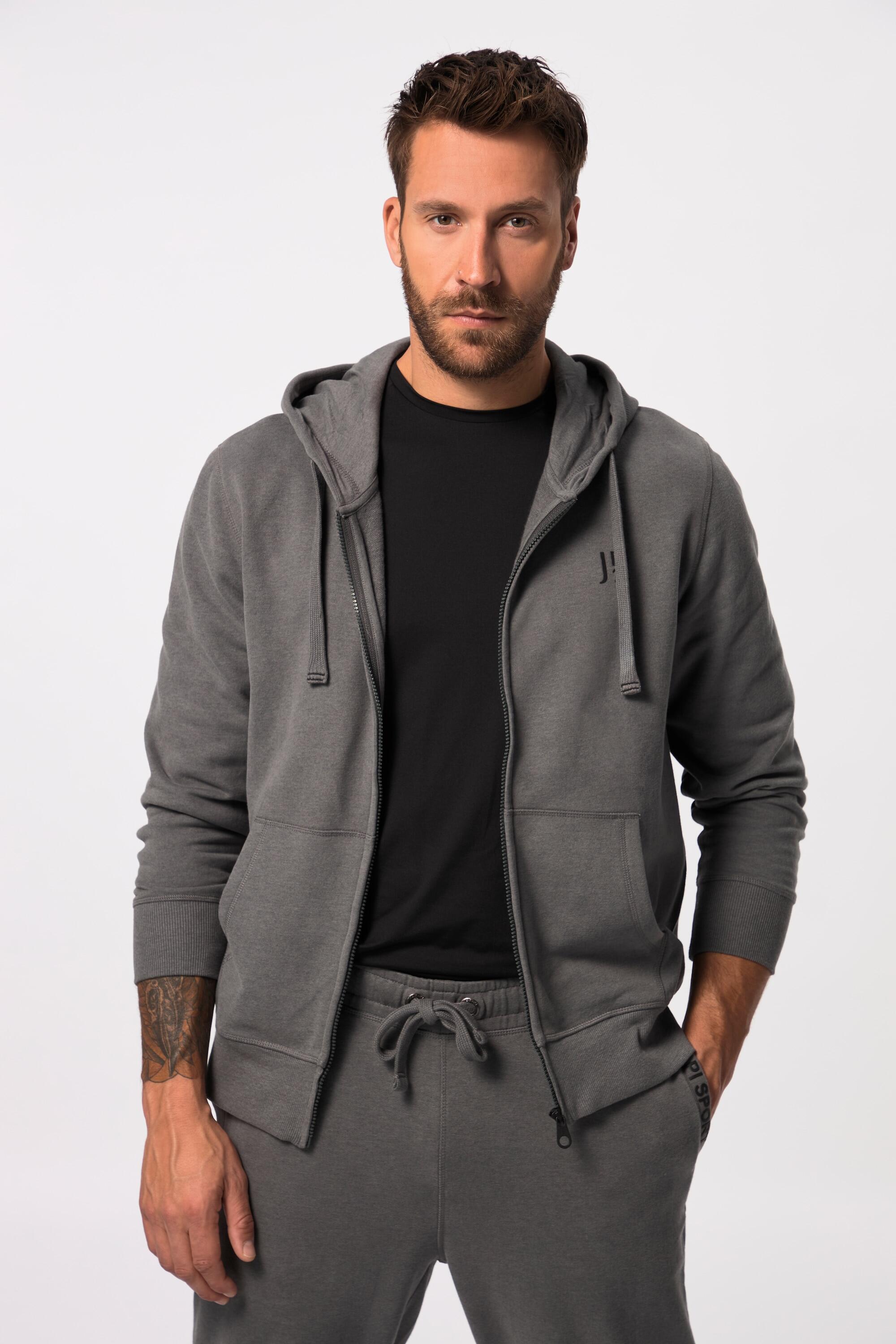 Hommes Veste à capuche collection fitness. En molleton avec des imprimés. 2/7