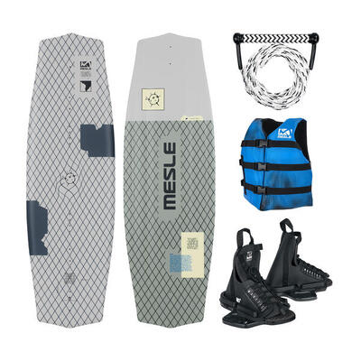 Wakeboard Set Liberty 128 cm mit OnSet Bindung Leine Schwimmweste Kinder