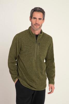 Heren gebreide trekking fleece outdoor schipperstrui