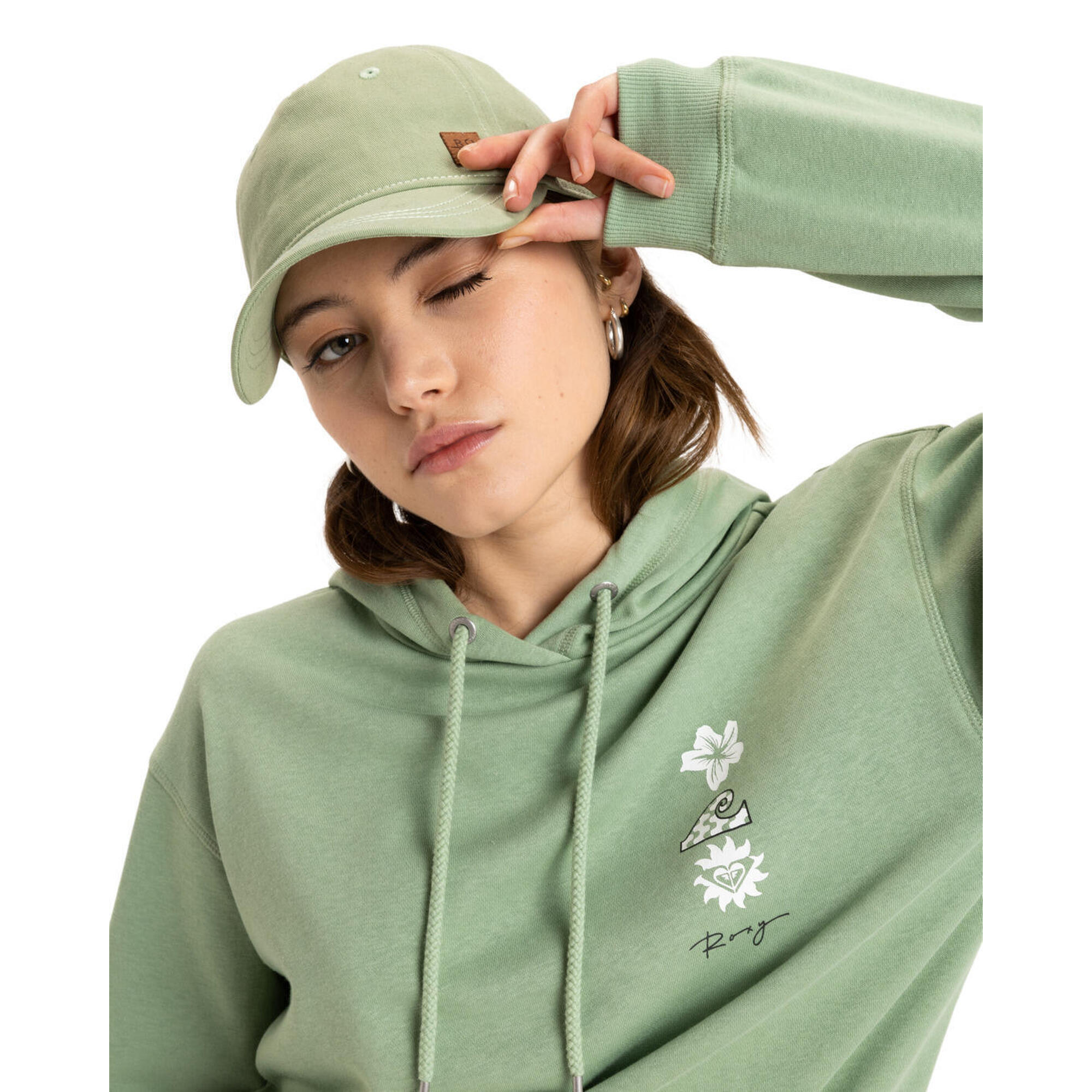 Roxy - Casquette Strapback Extra Innings A Color Vert Femme - Casquette - Vert - Taille Unique - Decathlon