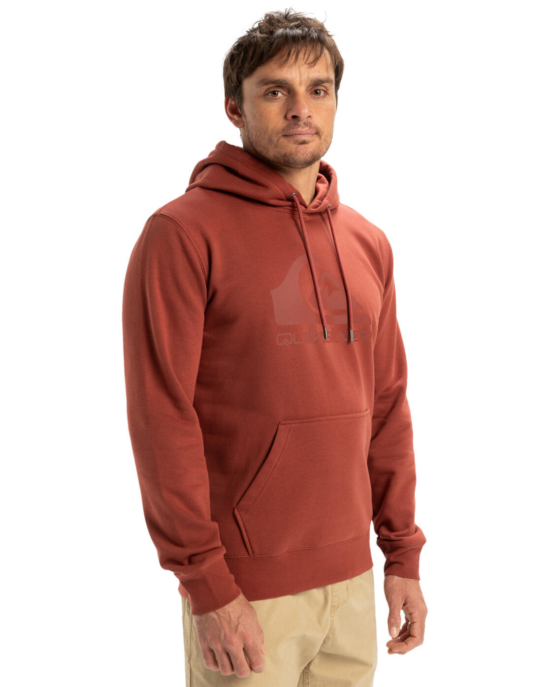 Sudadera con capucha COMP LOGO Marrón Hombre 3/4