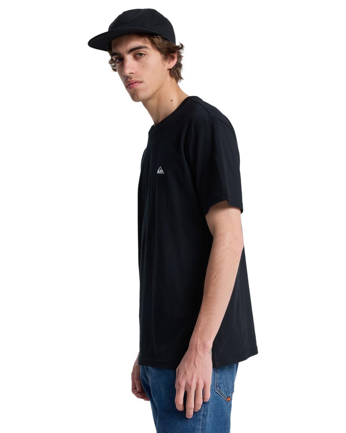 T-shirt à manches courtes BASIC Noir Homme 3/4