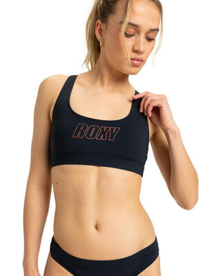Bralette-bikinioberteil roxy active schwarz dames