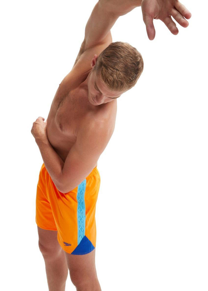 Speedo Short de bain HyperBoom Splice 16" - Mandarine / Bleu / Cobalt 3/6