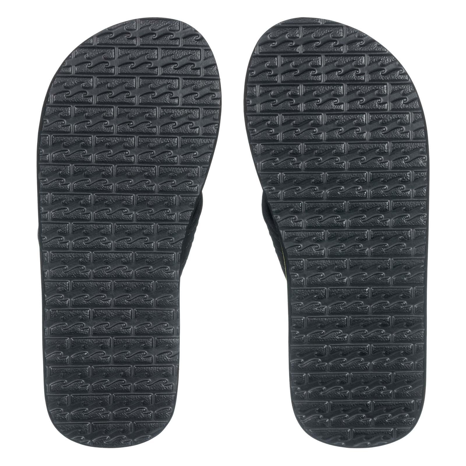 Billabong All Day Theme Flip Flops-Black 3/3