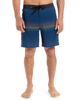 Boardshort surfsilk straight leg 18" braun heren