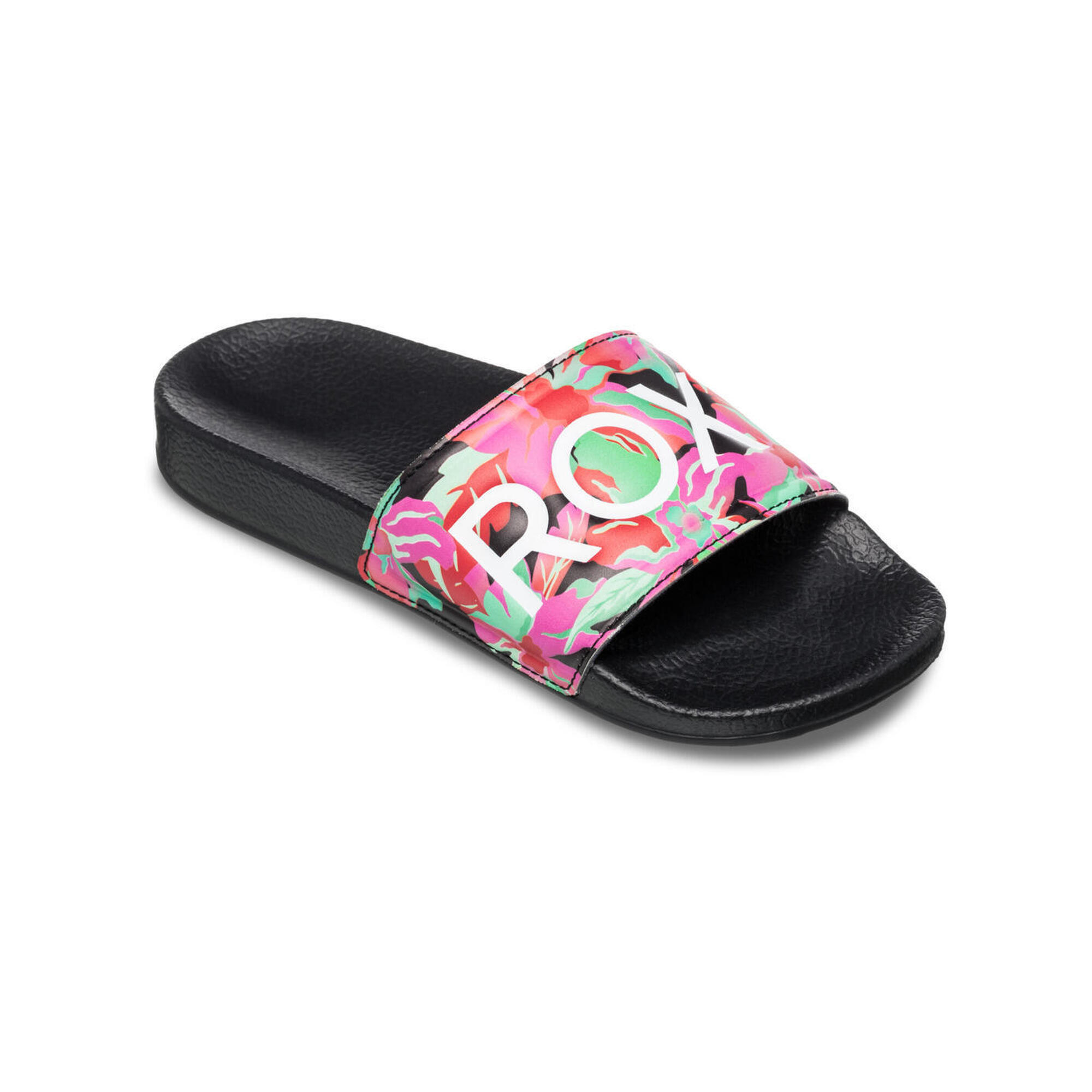 Roxy - Sandales Rg Slippy Ii Vert Fille - Sandales - Vert - Decathlon