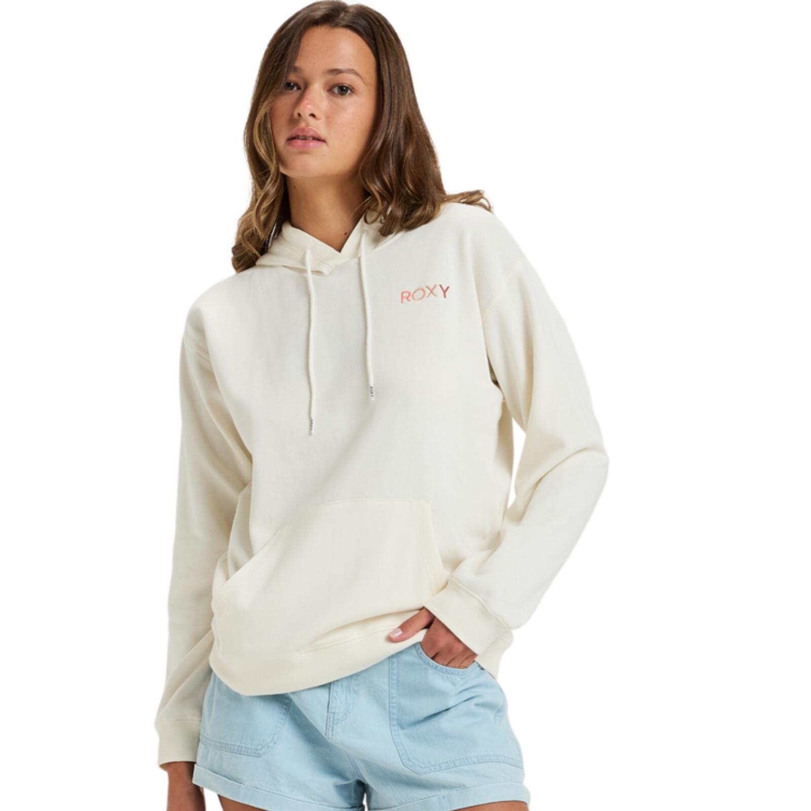 ROXY Roxy Saturdaze Hoodie-Egret