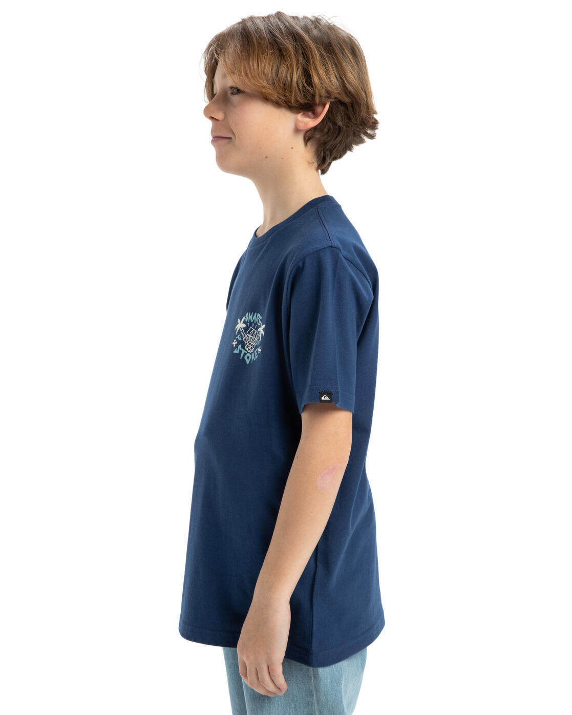 Camiseta de manga corta EV SHARE THE STOKE Azul Niño 3/4