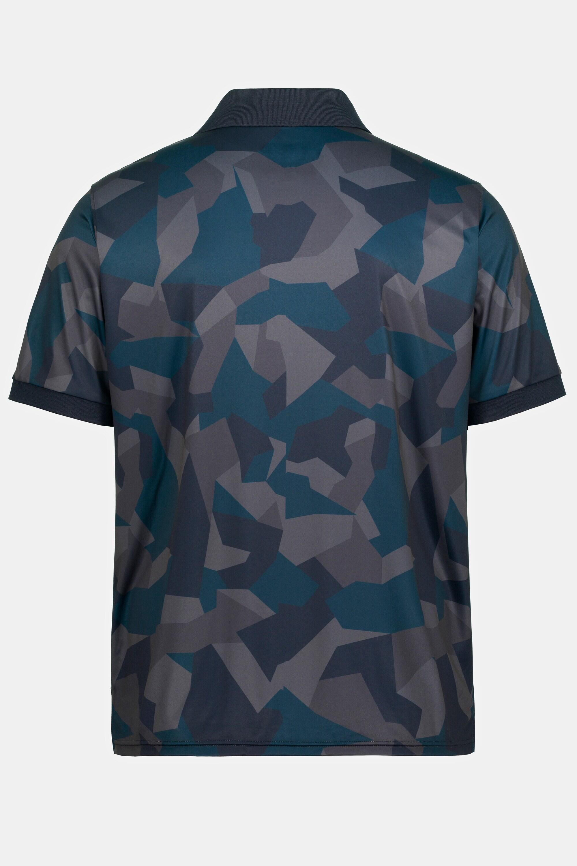 Hommes Polo de golf à manches courtes imprimé camouflage et finition QuickDry 4/5