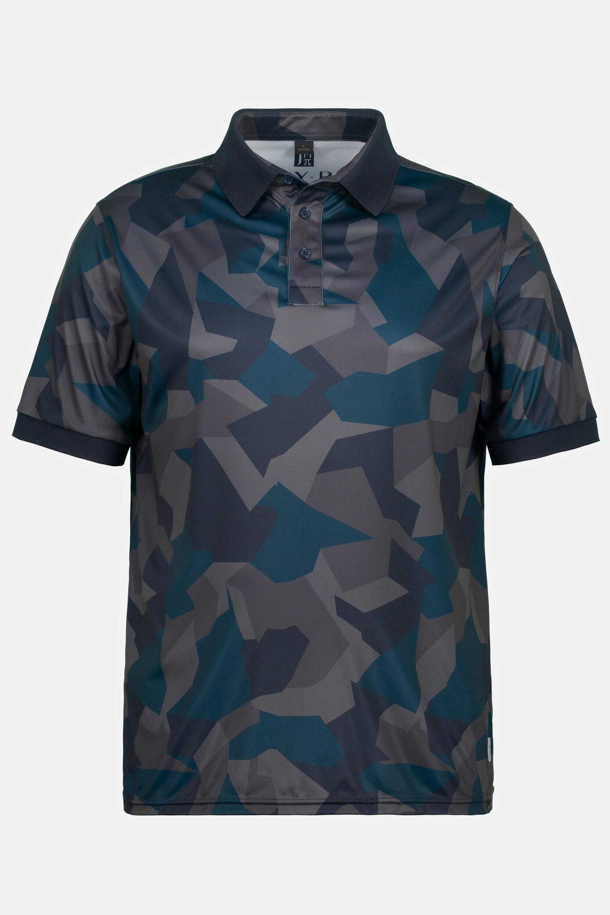 Hommes Polo de golf à manches courtes imprimé camouflage et finition QuickDry 3/5