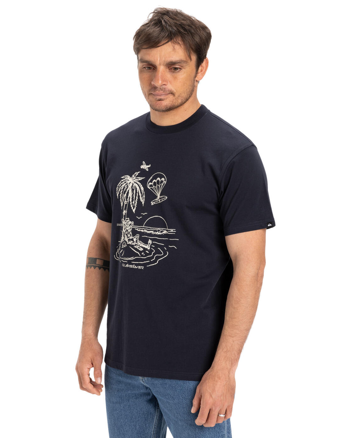 T-Shirt EV TUNED OUT Schwarz Herren 3/5
