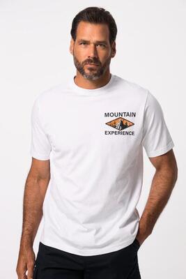 Heren t-shirt flexnamic® outdoor halve mouw rugprint quickdry